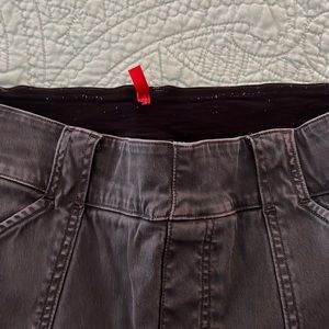 SPANX Twill Ankle Cargo Pant washed black 2X
